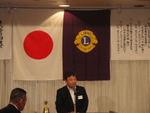 宮本第一副会長 閉会のゴング点鐘