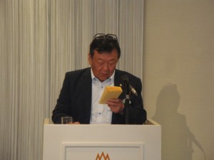 おなじみ、松村会計による大爆笑のドネーション報告